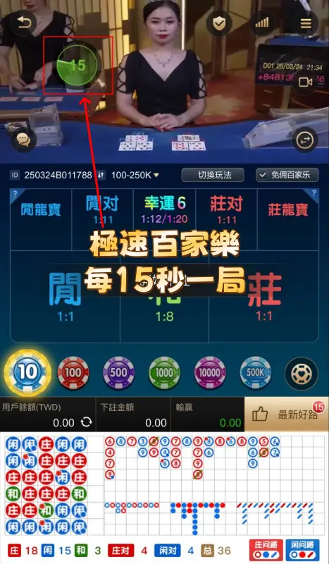 線上百家樂玩法－極速百家樂